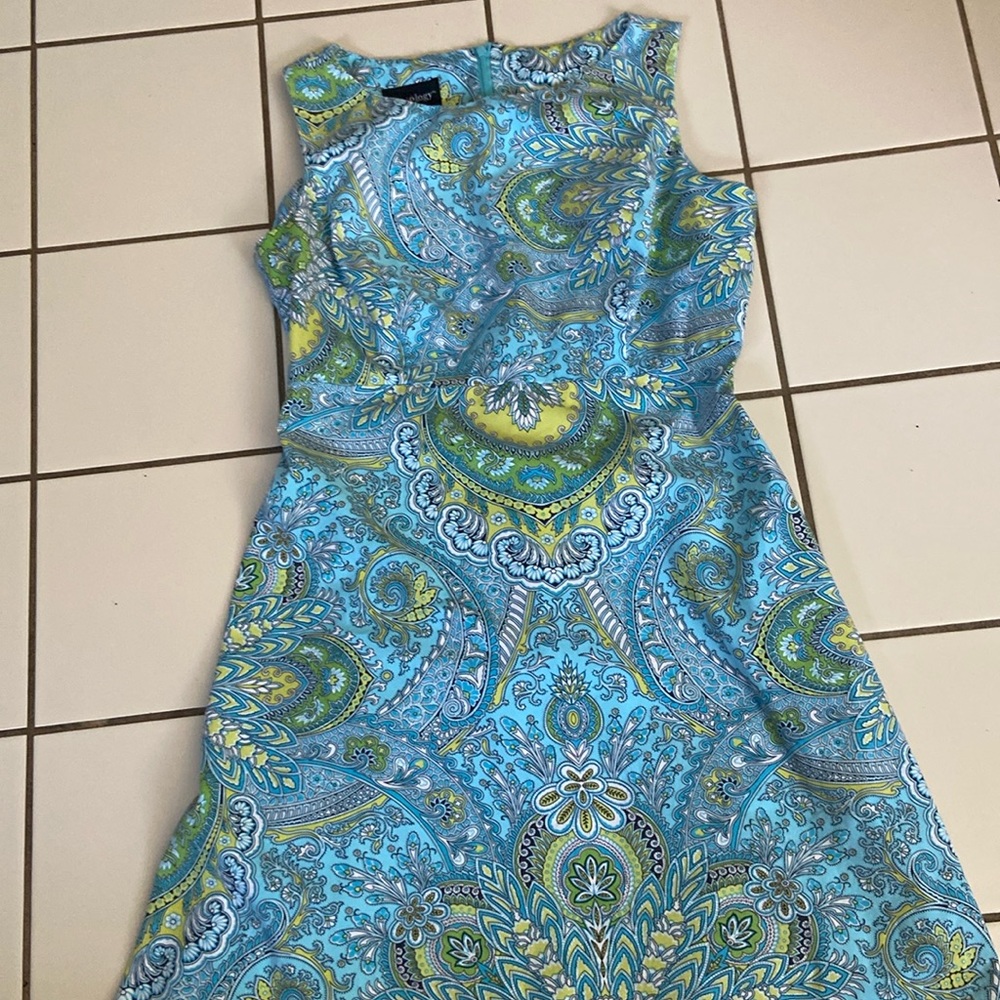 Pantology Paisley sleeveless dress